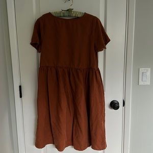 Tradlands Nico Dress XS Linen Tencel with Pockets